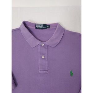 Polo‎ Ralph Lauren Men's Extra Large Cotton Purple Short Sleeve Polo Pre-Owned